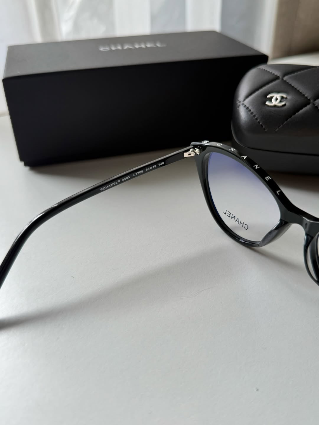 Inspired Chanel 3393 – Oversized Cat-Eye Eyeglasses (1:1 Mirror Quality)