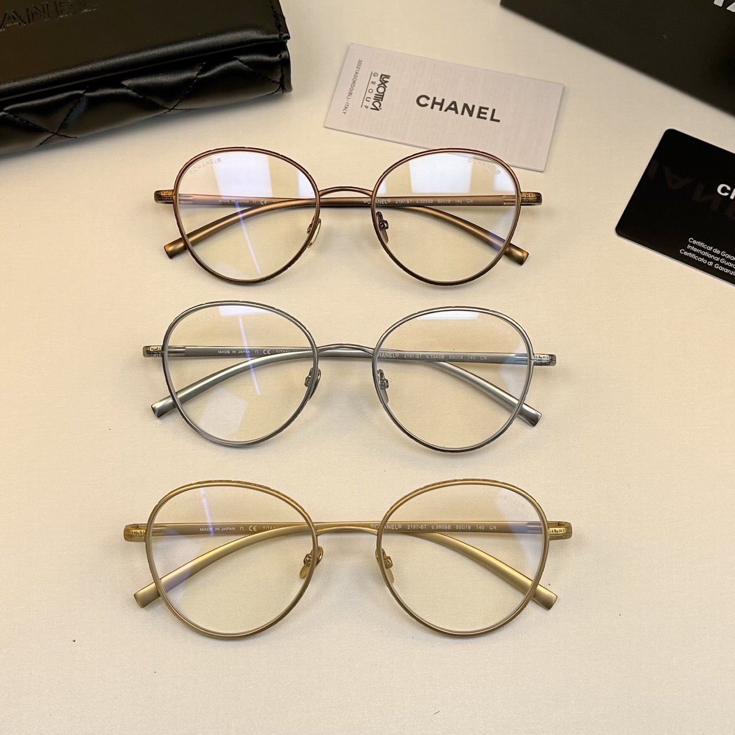 Inspired Chanel CH2197 – Titanium Round Eyeglasses (1:1 Mirror Quality)