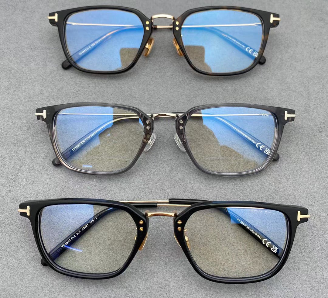 Tom Ford Inspired TF5862-D-B Eyeglasses | Designer Style Optical Frames