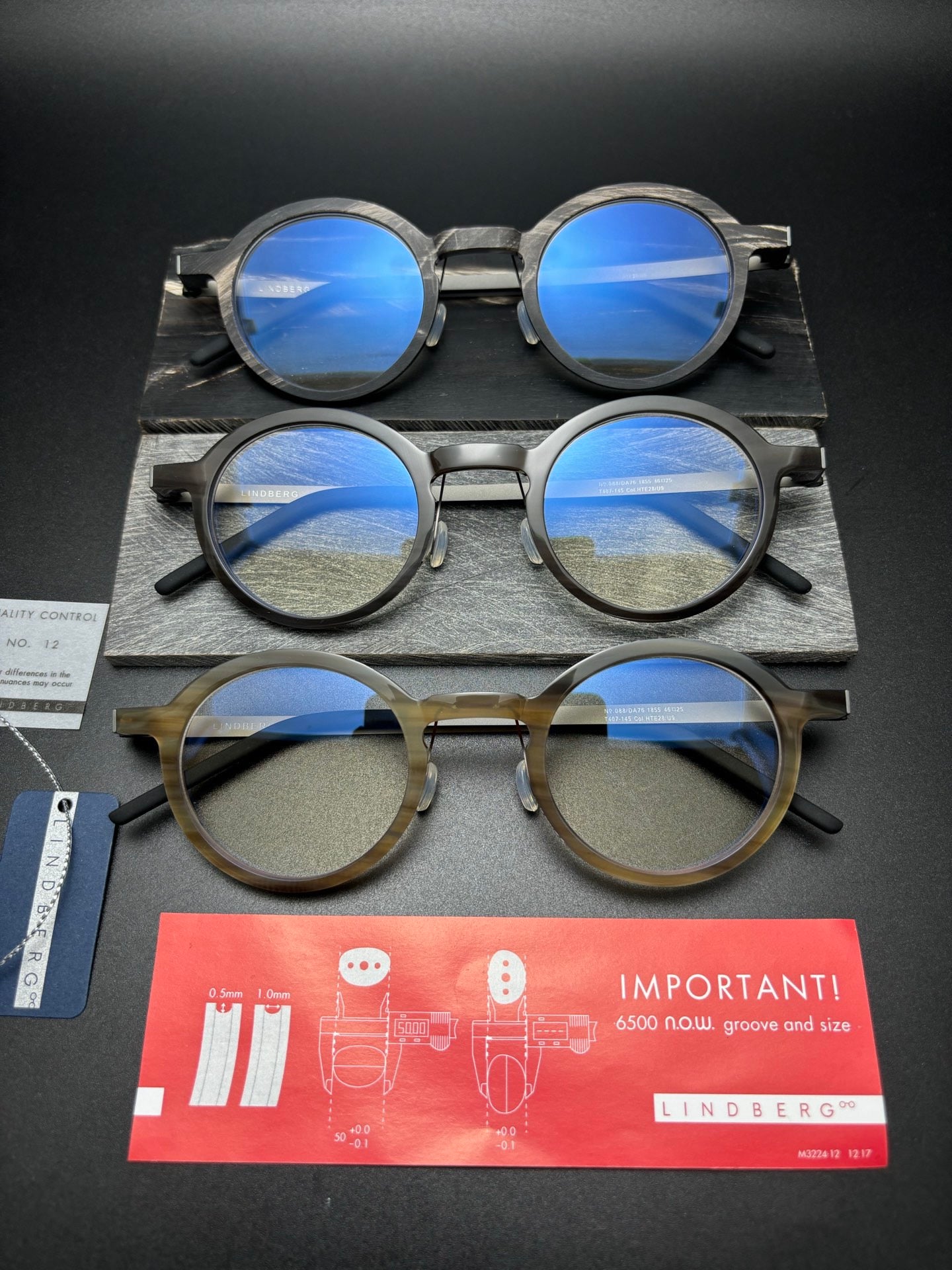 Inspired Lindberg 1855 Horn Limited – Round Buffalo Horn Eyeglasses (1:1 Mirror Quality)