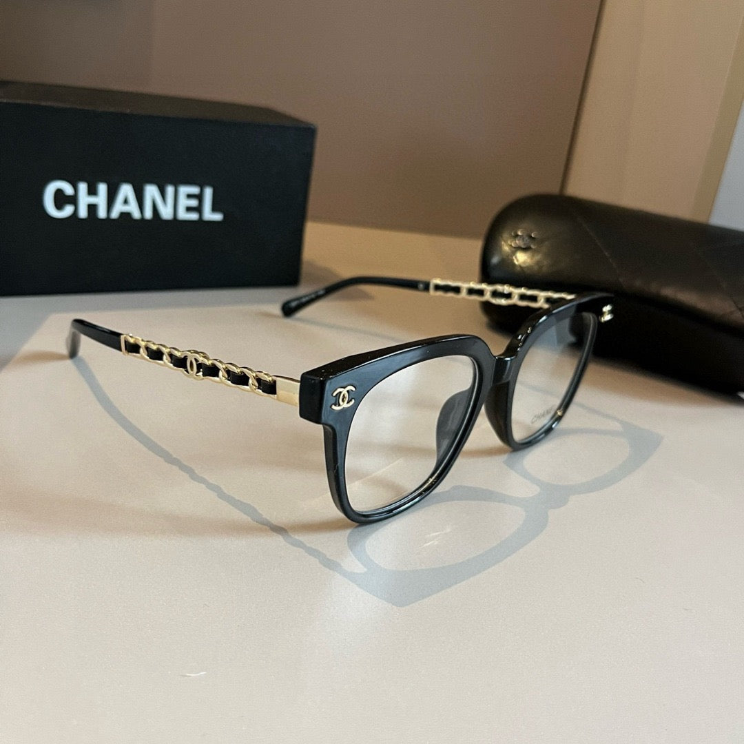 Inspired Chanel 2811 – Square Optical Eyeglasses with Chain Detail (1:1 Mirror Quality)