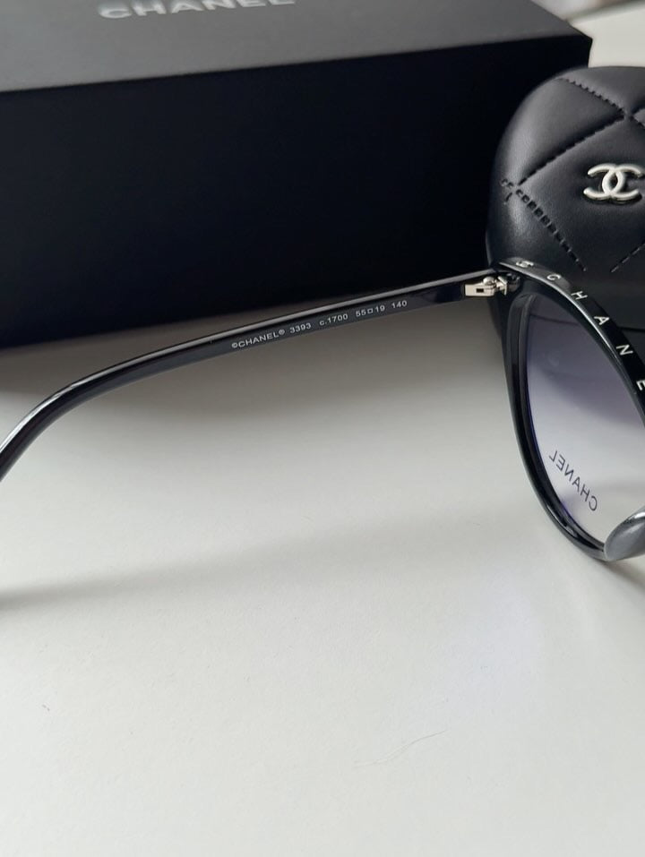 Inspired Chanel 3393 – Oversized Cat-Eye Eyeglasses (1:1 Mirror Quality)