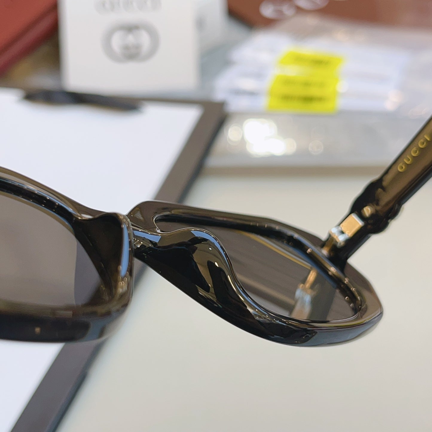 Inspired Gucci GG1535S Rectangular Sunglasses – Premium Acetate Frame with Geometric Design