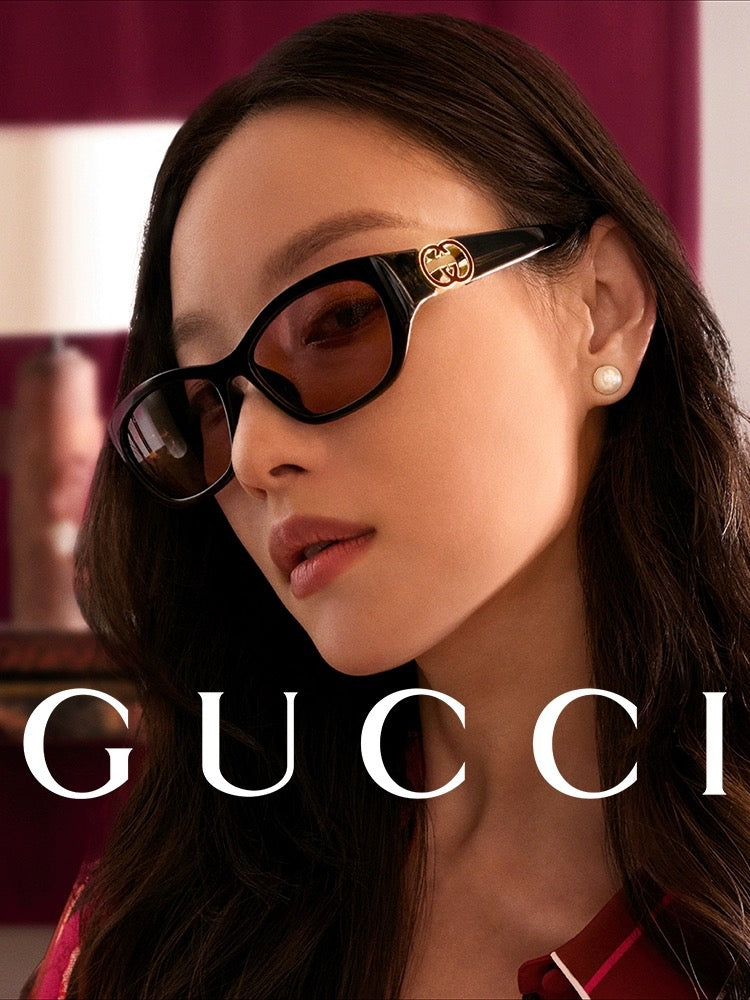 Inspired Gucci GG1826S – Retro Oval Sunglasses (1:1 Mirror Quality)