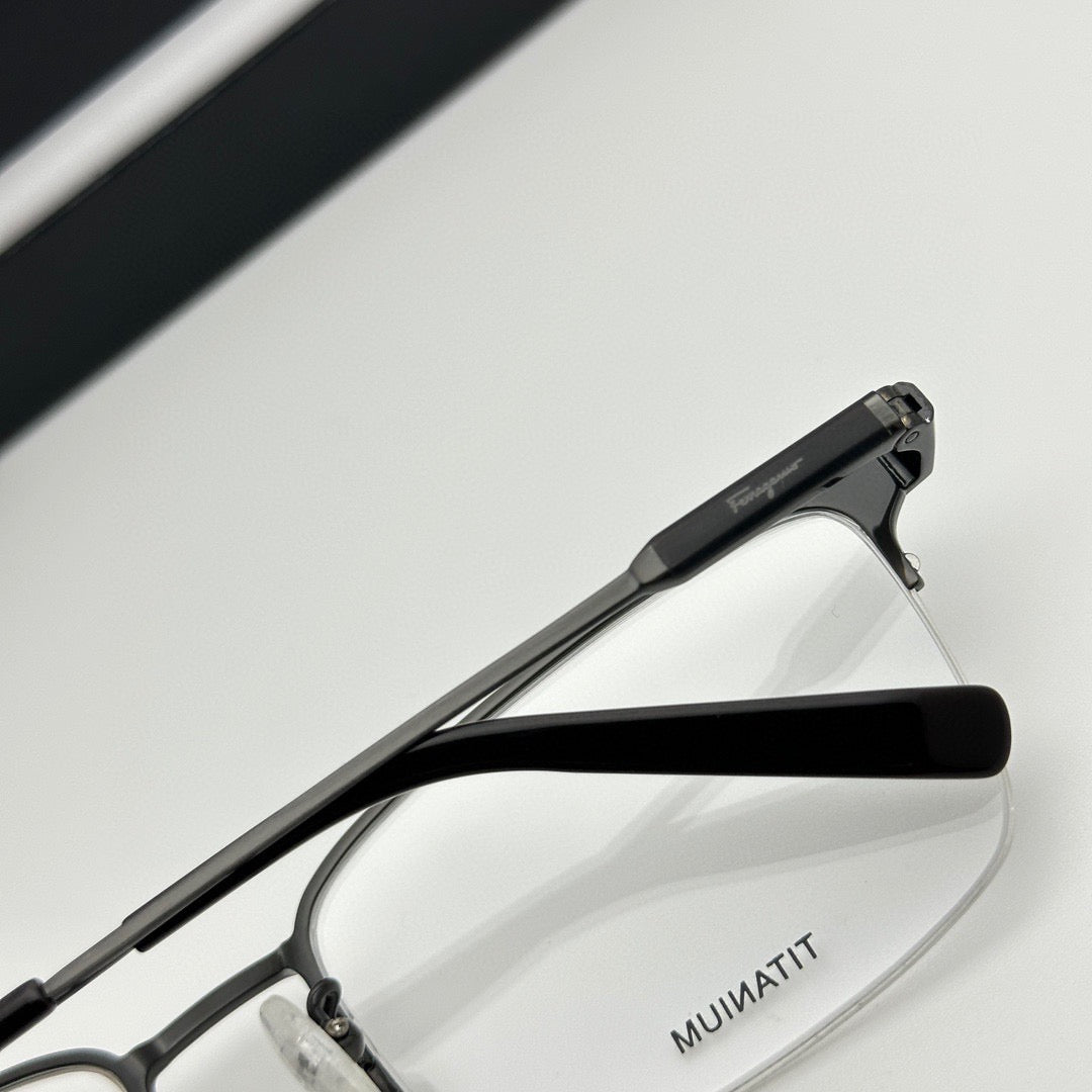 Salvatore Ferragamo SF2564A Titanium Semi-Rim Optical Eyeglasses (Inspired, 1:1 Mirror Quality)