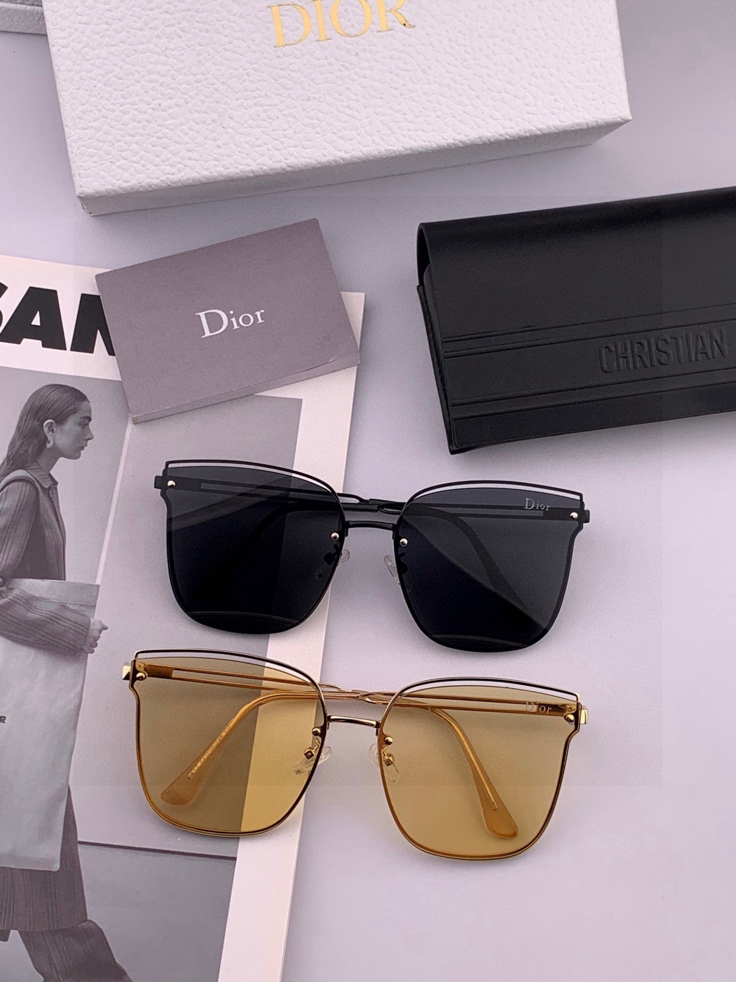 Inspired Dior CD1150 – Classic Square Polarized Sunglasses (1:1 Mirror Quality)