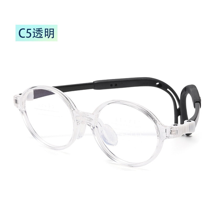 Children’s Flexible Silicone Kids Myopia Control Glasses Frame – Model T101 (Ages 4–6)