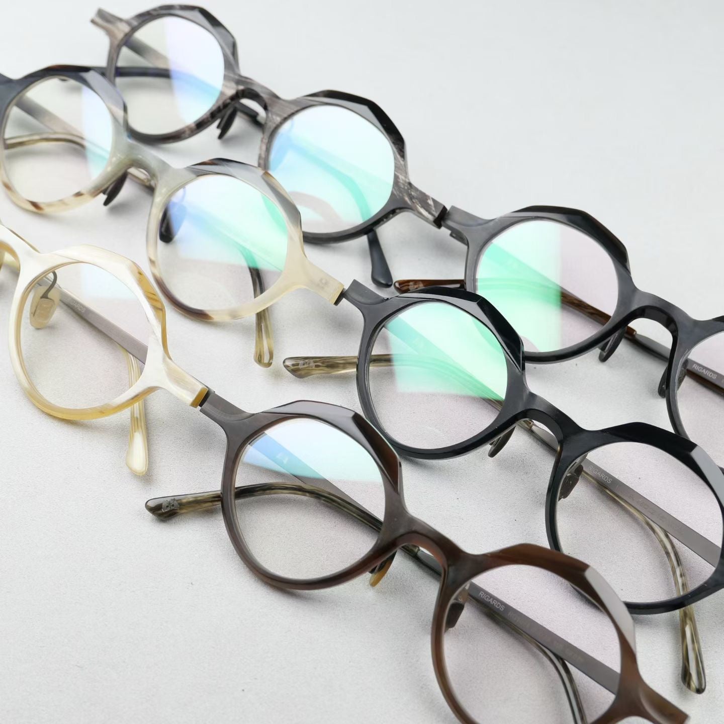 Inspired Rigards RG1094 – Octagonal Round Titanium Eyeglasses (1:1 Mirror Quality)