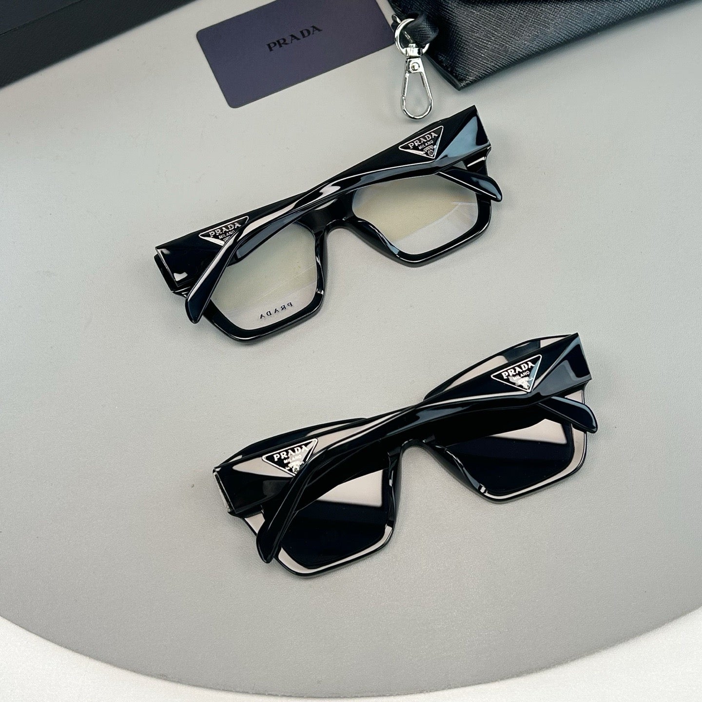 Inspired Prada VPR09Z – Triangle-Temple Geometric Butterfly Sunglasses (1:1 Mirror Quality)