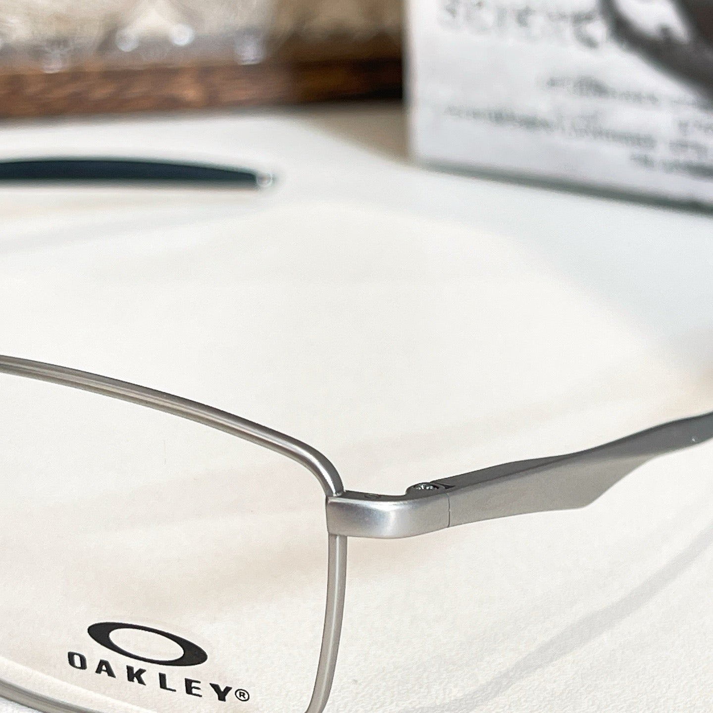 OX5121 Silver Eyeglasses- Inspired by Oakley Titanium Lightweight Designer-Inspired Frame