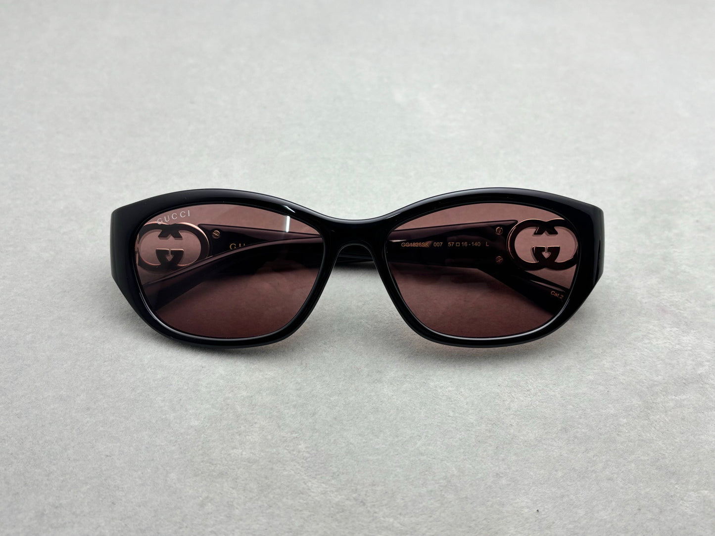 Inspired Gucci GG1826S – Retro Oval Sunglasses (1:1 Mirror Quality)