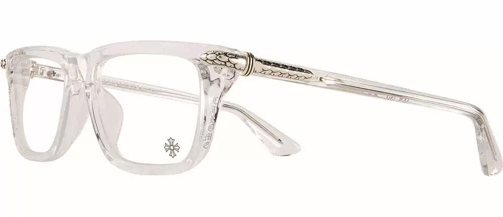 Inspired Chrome Hearts LITTLE DINGER – Square Acetate Eyeglasses (1:1 Mirror Quality)