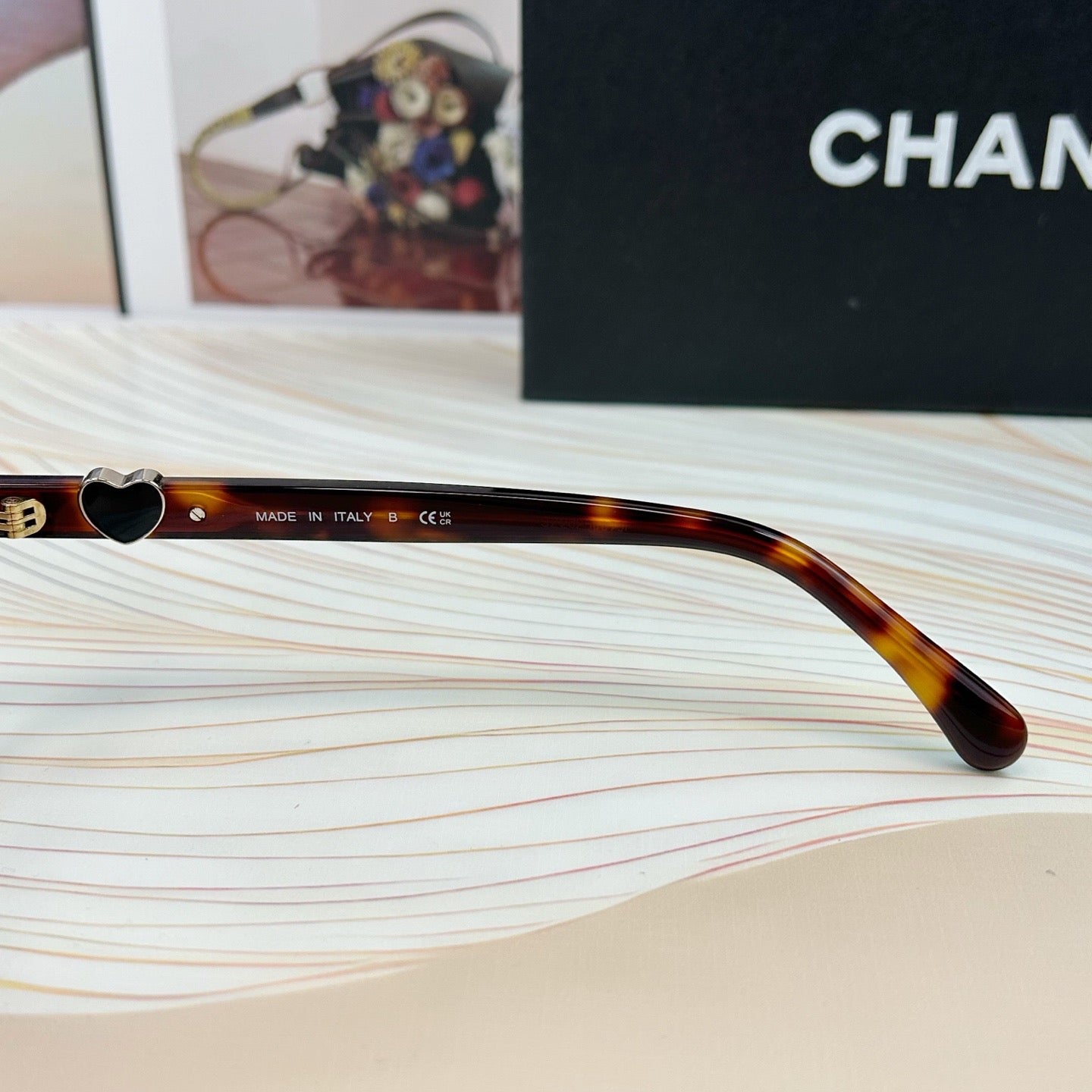 Inspired Chanel CH3466 – Cat-Eye Eyeglasses with Heart Temples (1:1 Mirror Quality)
