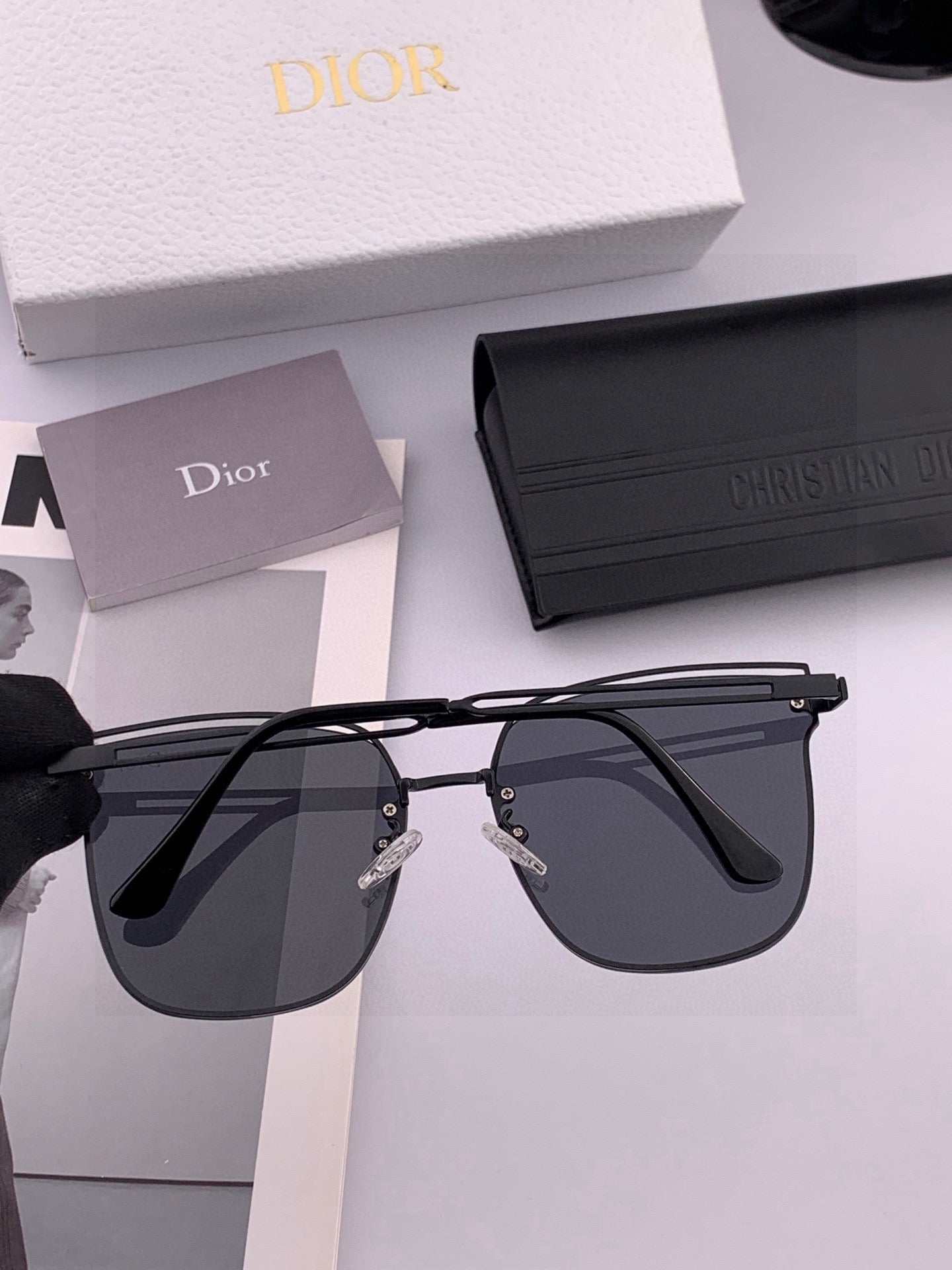 Inspired Dior CD1150 – Classic Square Polarized Sunglasses (1:1 Mirror Quality)