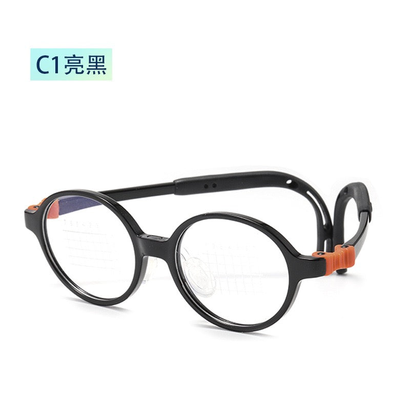 Children’s Flexible Silicone Kids Myopia Control Glasses Frame – Model T101 (Ages 4–6)