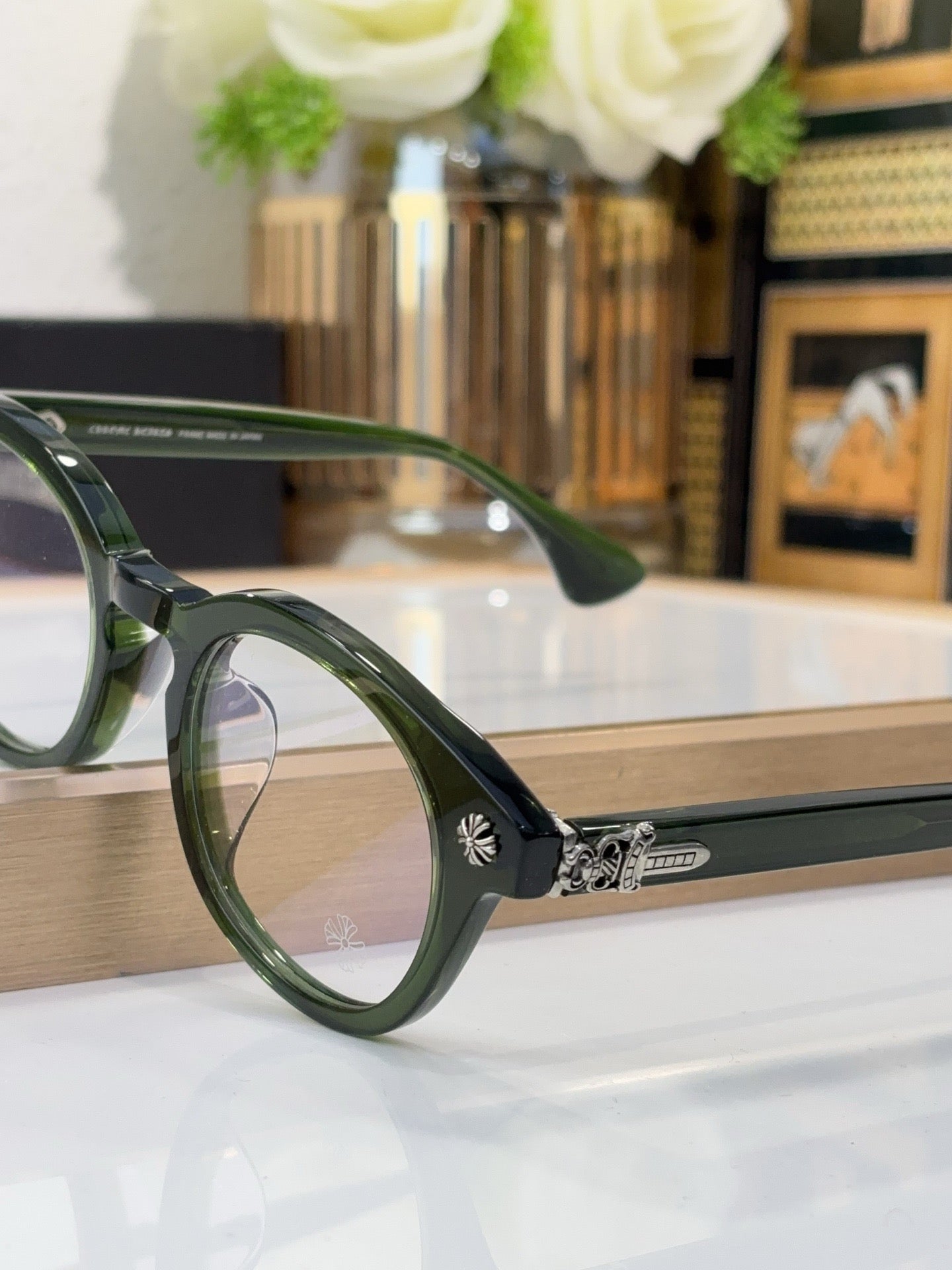 Chrome Hearts “BABY” – Premium Round Optical Eyeglasses (1:1 Mirror Quality)
