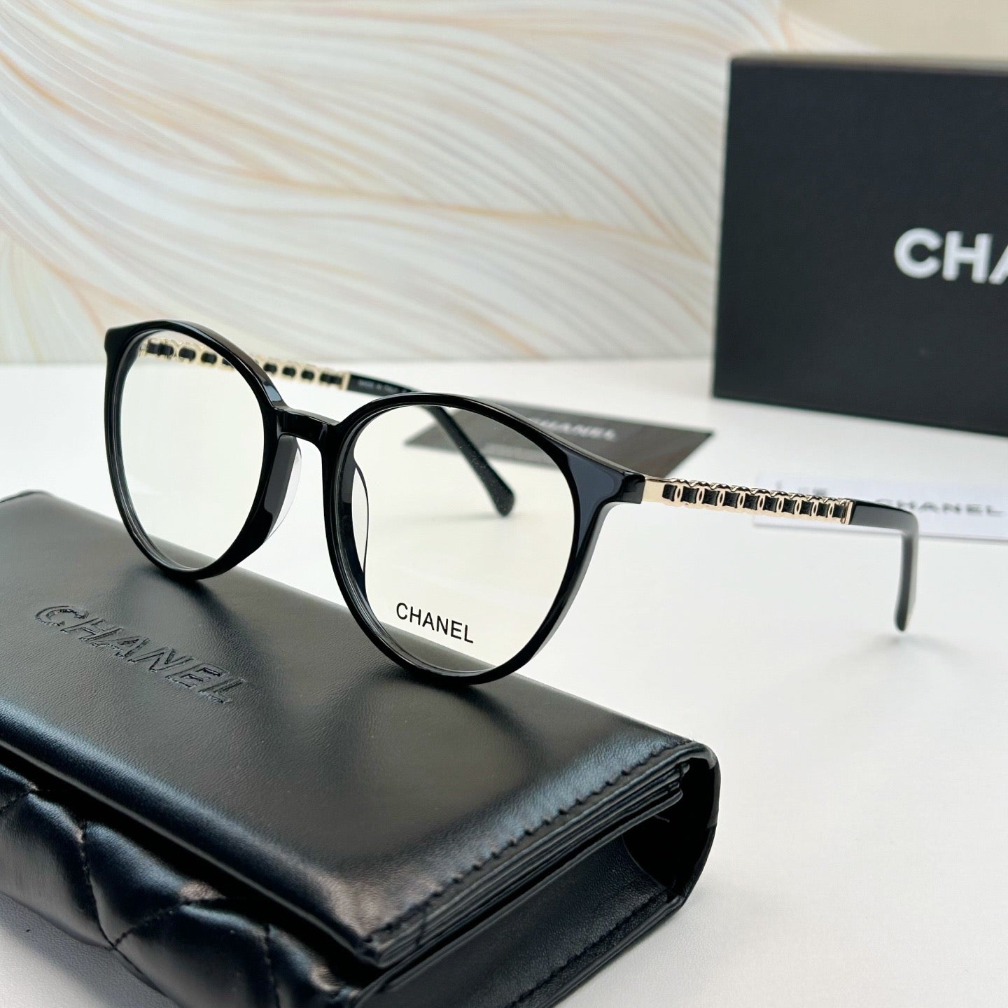 Inspired Chanel CH3412 – Round Eyeglasses with Braided Temples (1:1 Mirror Quality)