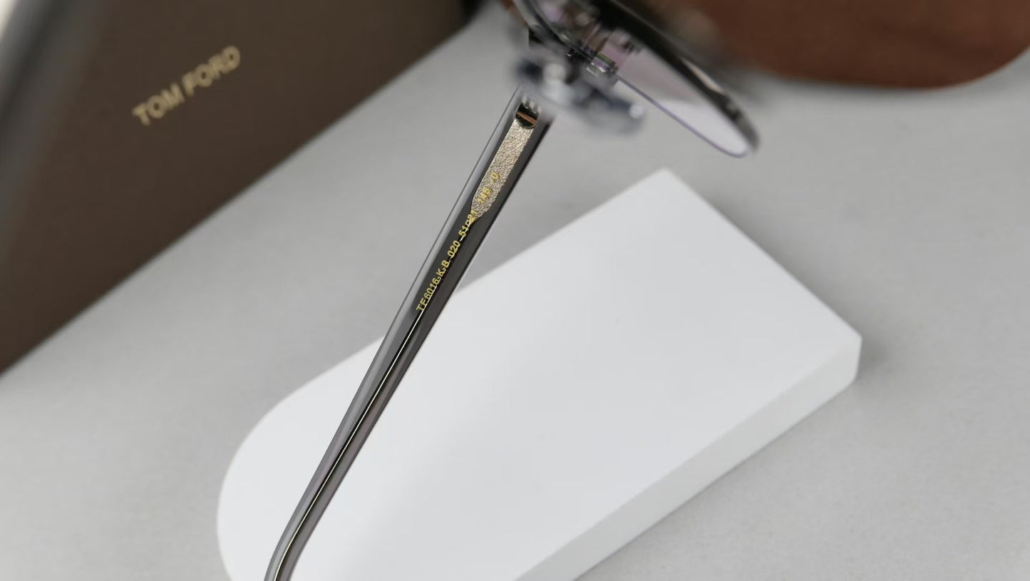 Tom Ford Inspired TF6016-K-B Eyeglasses | Designer Style Optical Frames