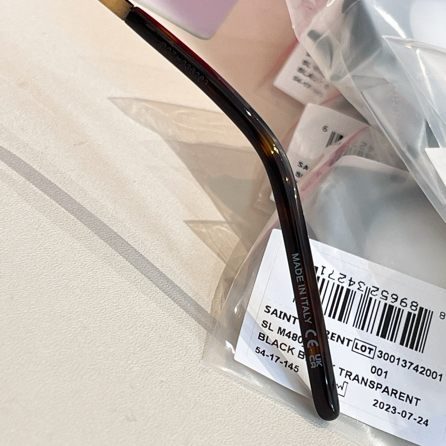 Inspired Saint Laurent SL M480-C/F – Classic Square Optical Eyeglasses (1:1 Mirror Quality)- Tortoise