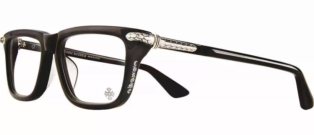 Inspired Chrome Hearts LITTLE DINGER – Square Acetate Eyeglasses (1:1 Mirror Quality)