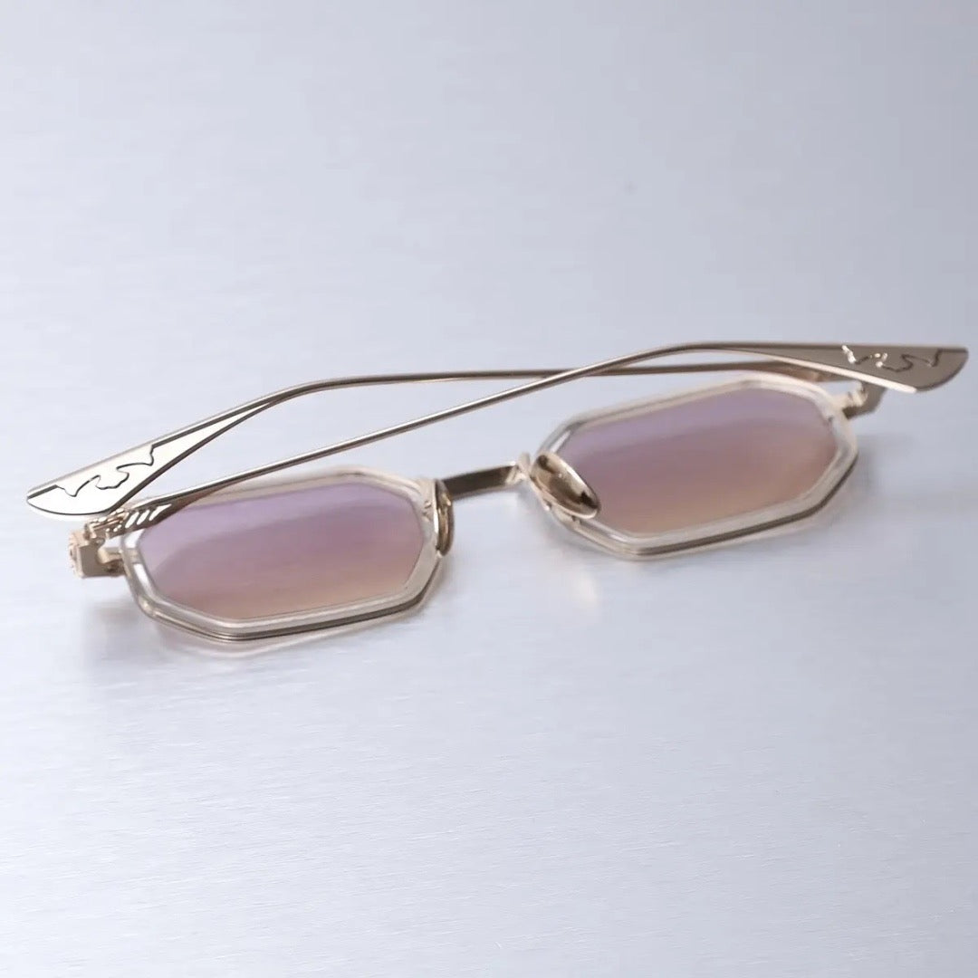 Inspired Chrome Hearts STYLIDA – Octagonal Metal Sunglasses with Zeiss Lenses (1:1 Mirror Quality)