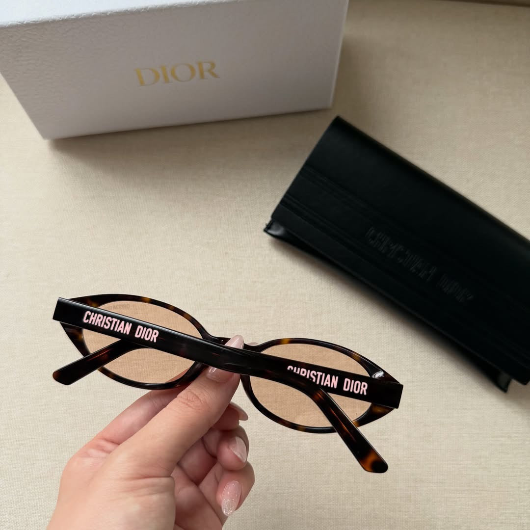 Inspired DiorPacific R1F – Oval Slim Sunglasses (1:1 Mirror Quality)