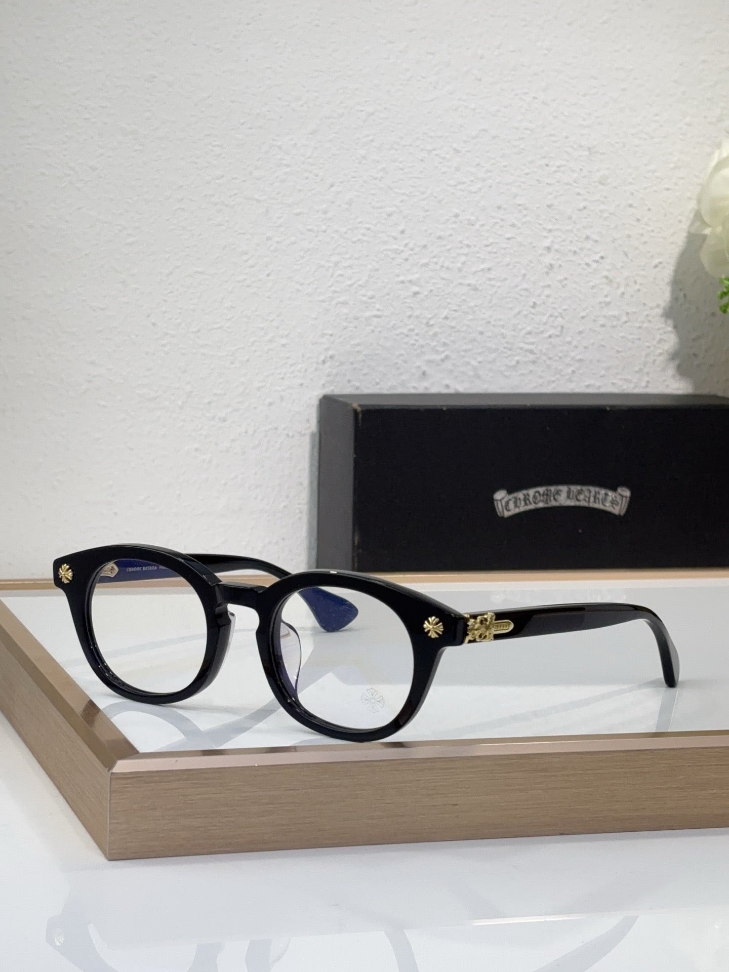 Chrome Hearts “BABY” – Premium Round Optical Eyeglasses (1:1 Mirror Quality)