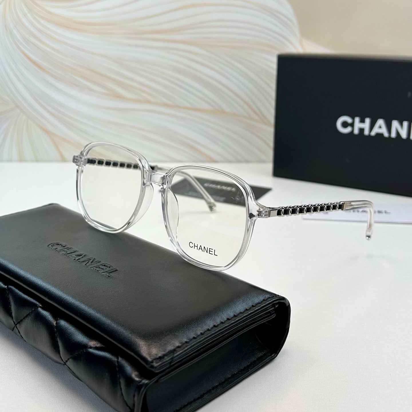 Inspired Chanel CH3418 – Oversized Square Eyeglasses (1:1 Mirror Quality)
