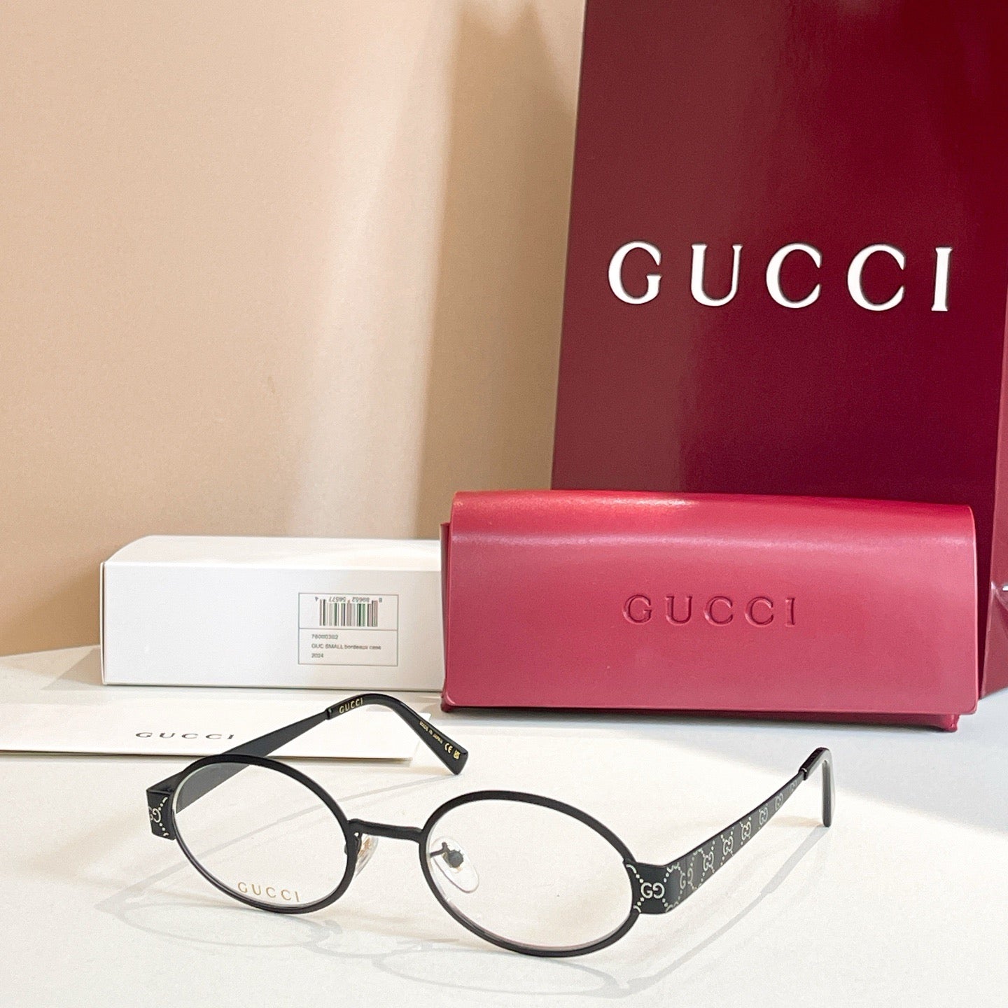 Gucci GG1854O – Retro Oval Optical Glasses (Inspired, 1:1 Mirror Quality)
