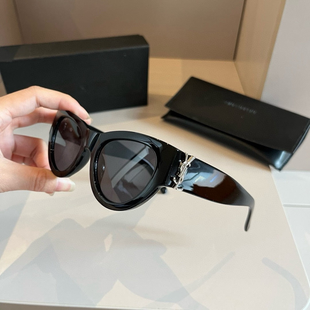 Inspired Saint Laurent SL M94 – Cat-Eye Logo Sunglasses (1:1 Mirror Quality)