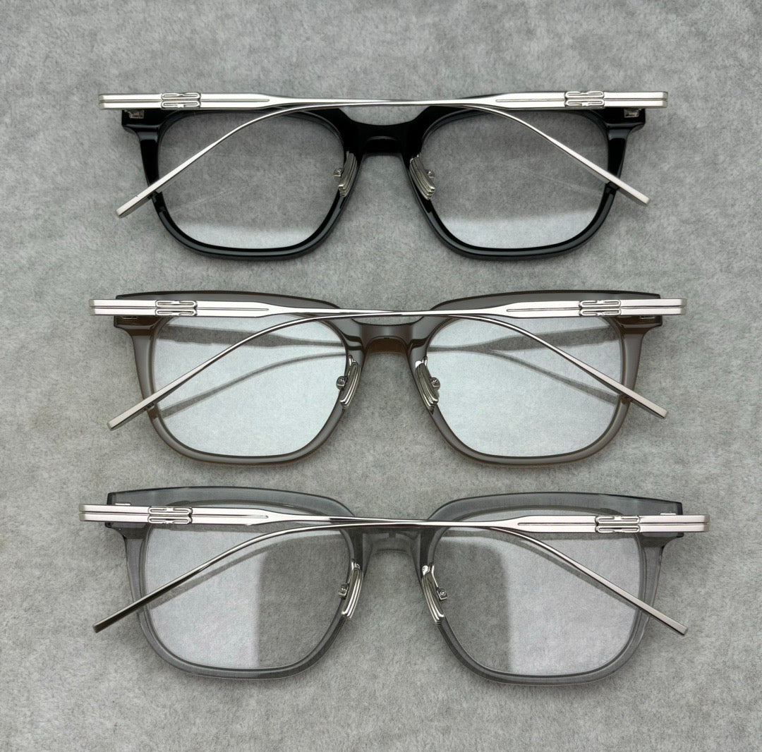 GM ZIN Optical Eyeglasses – Unisex Acetate Frame with Titanium Temples (1:1 Mirror Quality)