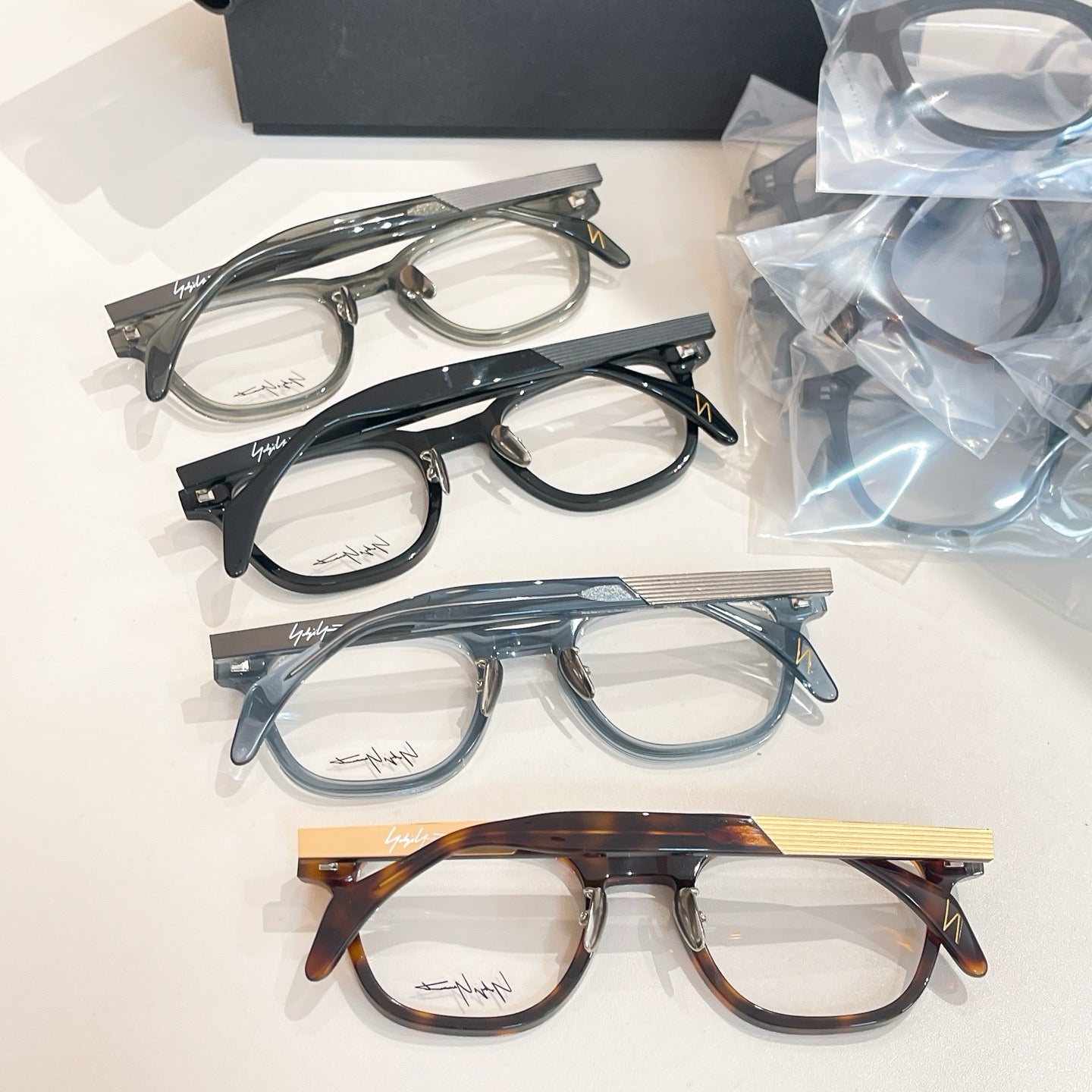 Model: 19-1006 Black Eyeglasses -Inspired Yohji Yamamoto