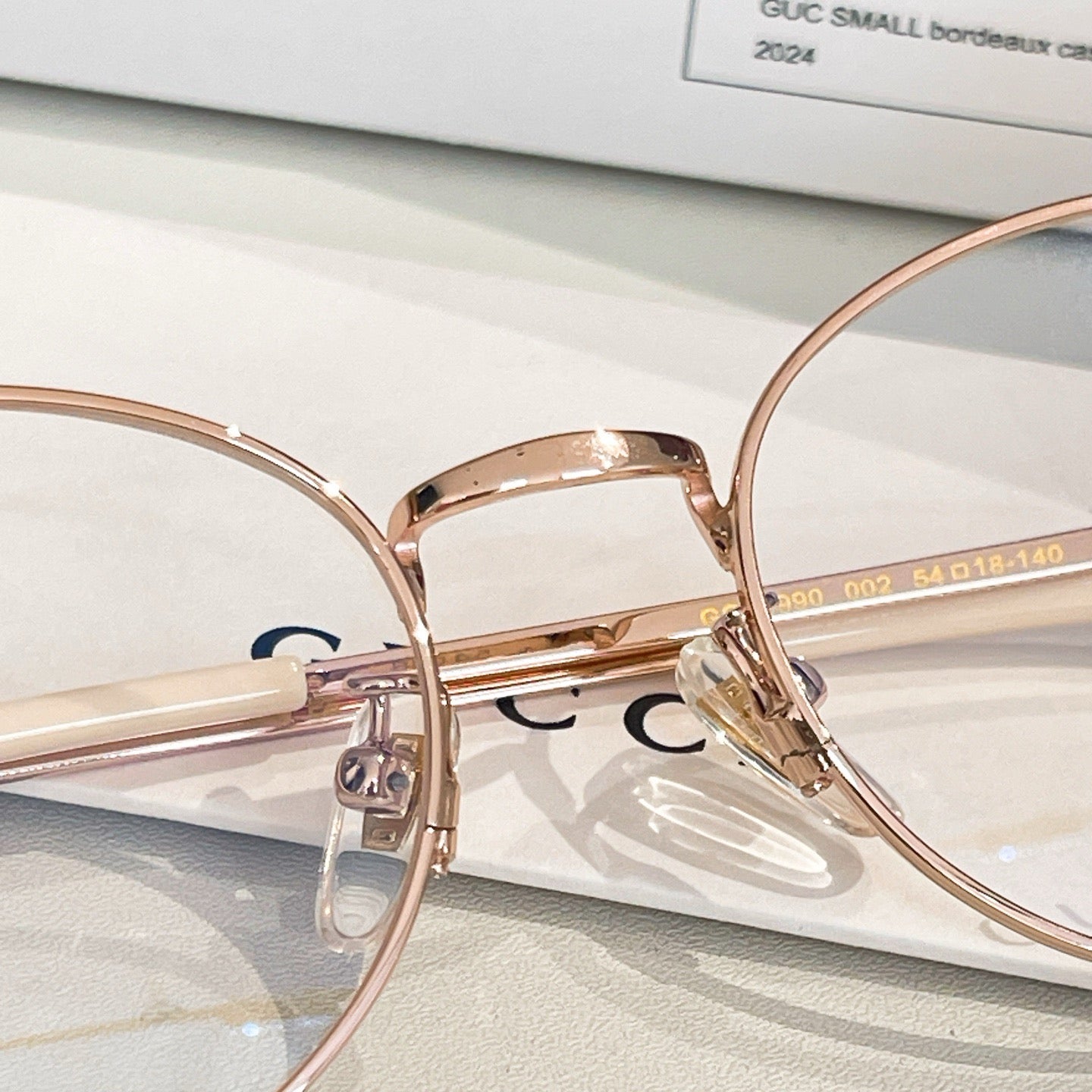 GG1699O Gucci Inspired Optical Glasses – Round Metal Frame