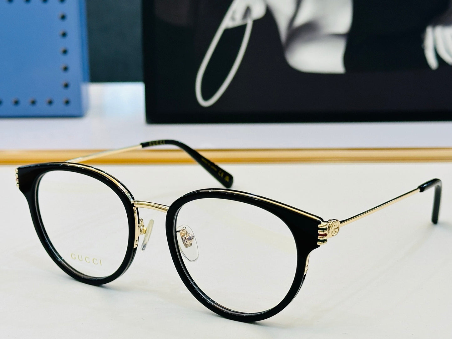 GG1885OA Inspired Cat-Eye Optical Glasses – Premium Acetate & Metal Frame
