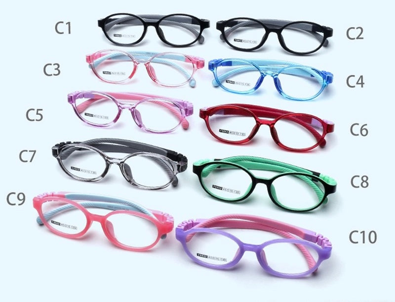 Kids Lightweight Eyeglass Frame – Model T8802 (Ages 6–12)