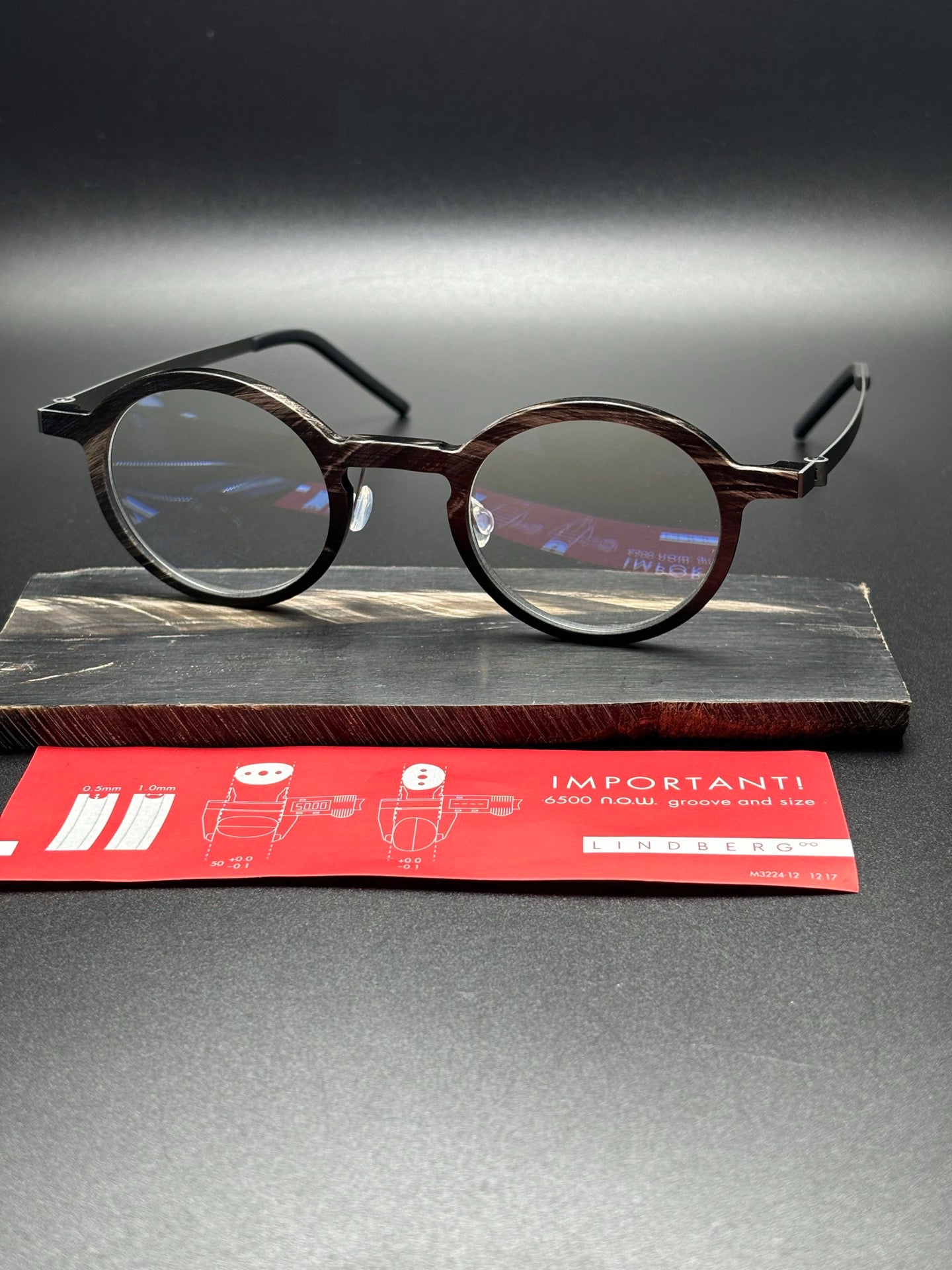 Inspired Lindberg 1855 Horn Limited – Round Buffalo Horn Eyeglasses (1:1 Mirror Quality)
