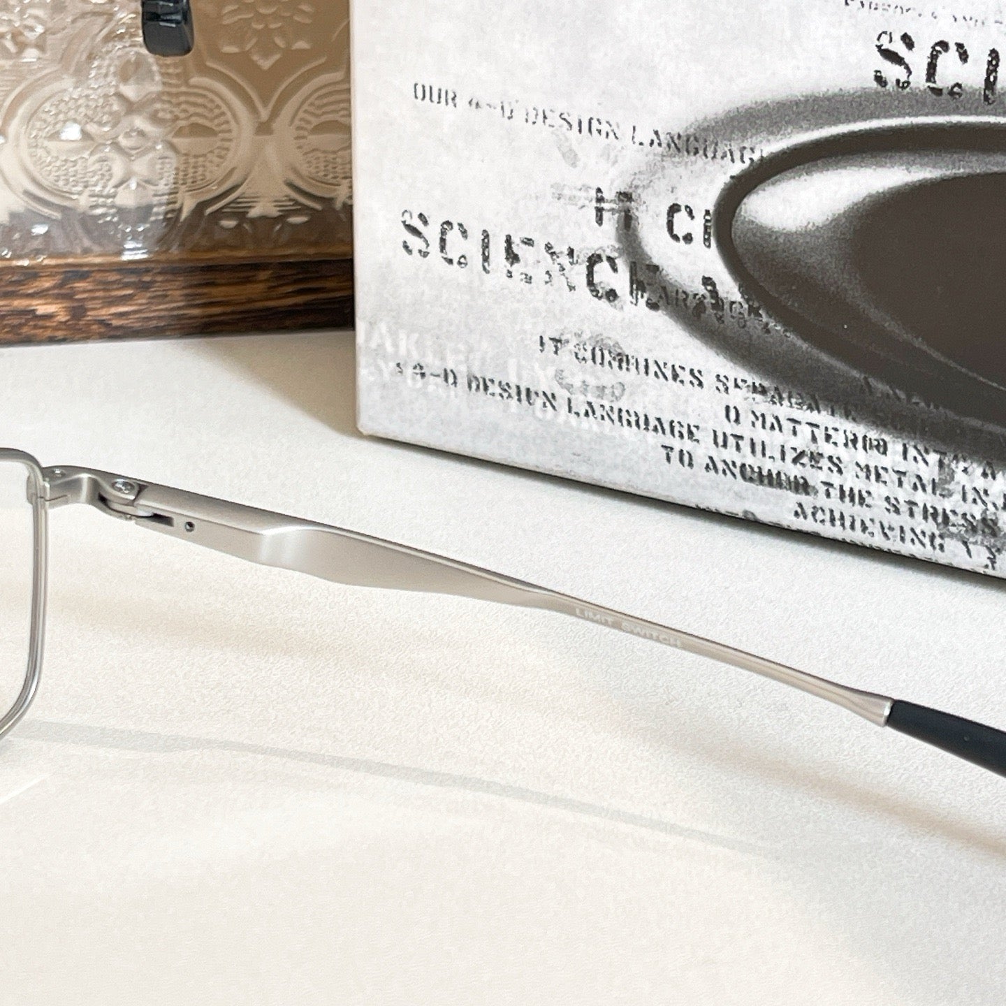 OX5121 Silver Eyeglasses- Inspired by Oakley Titanium Lightweight Designer-Inspired Frame