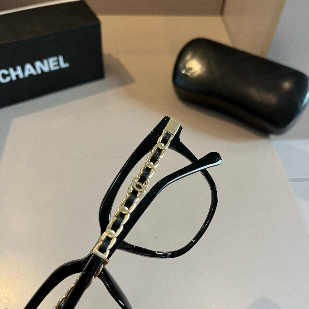 Inspired Chanel 2811 – Square Optical Eyeglasses with Chain Detail (1:1 Mirror Quality)