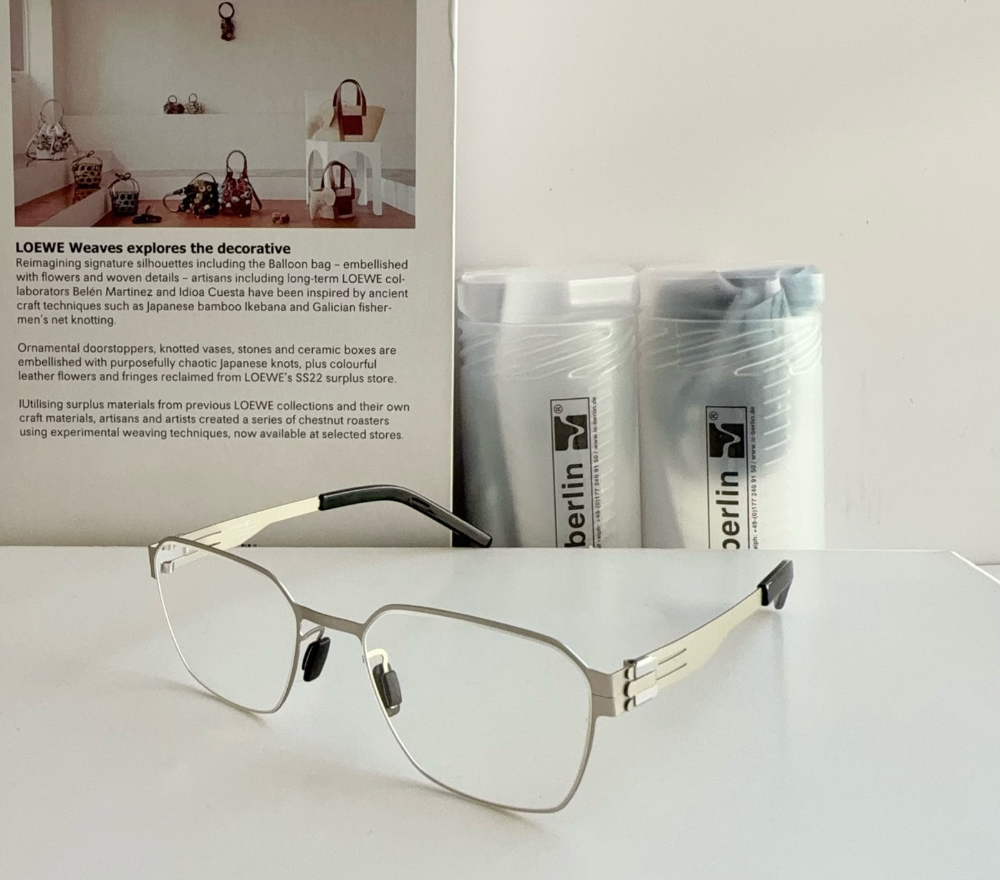 IC Berlin – IC MB12 – Lightweight Stainless Steel Eyeglasses (Inspired)