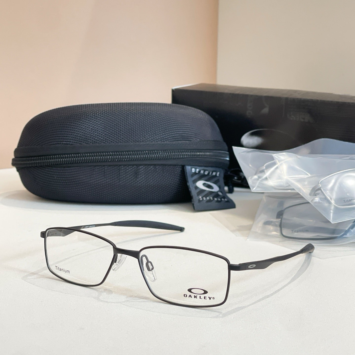 OX5121 Grey Metal Eyeglasses- Inspired by Oakley Titanium Lightweight Designer-Inspired Frame (Copy)