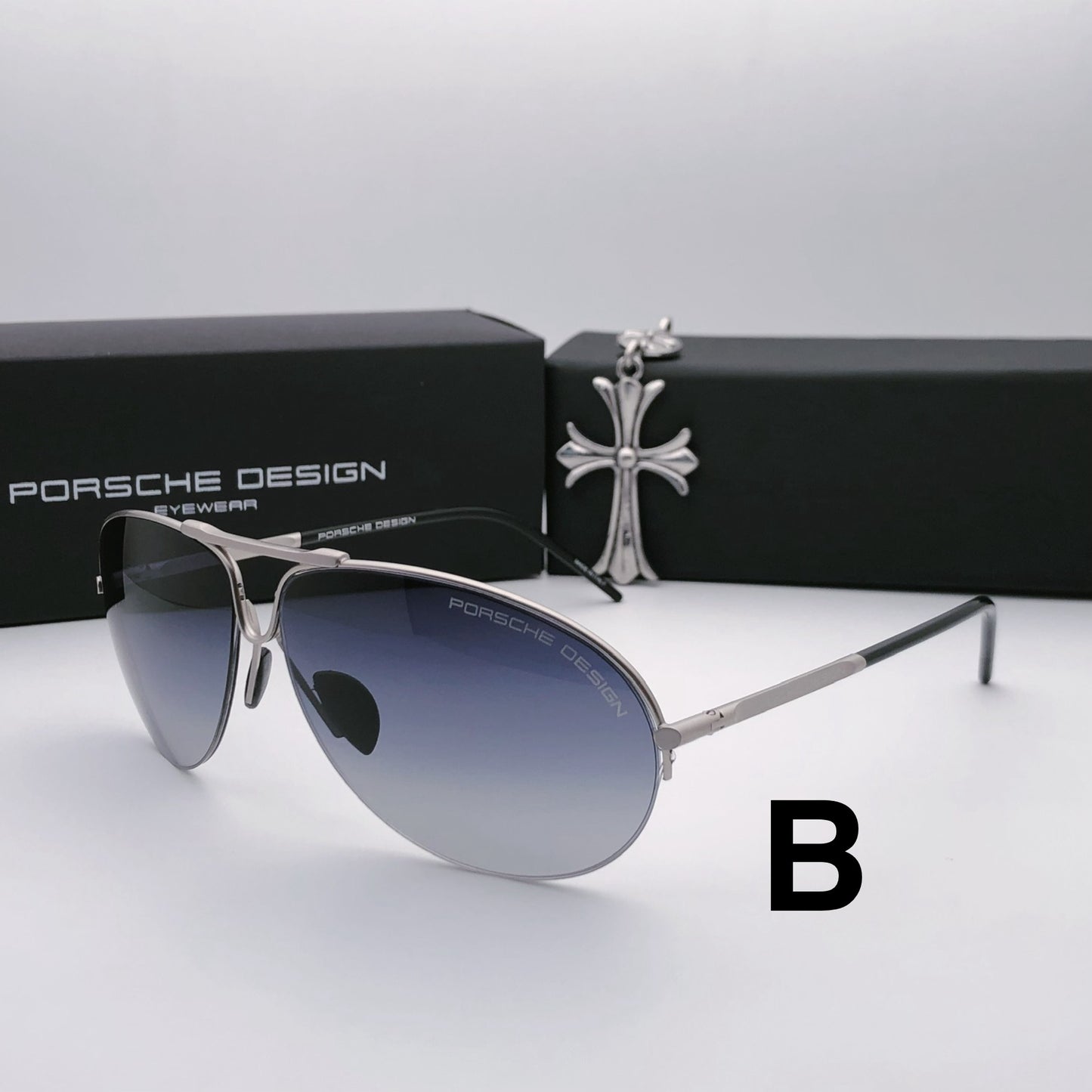 Inspired Porsche Design P’8442 – Gradient Aviator Sunglasses (1:1 Mirror Quality)