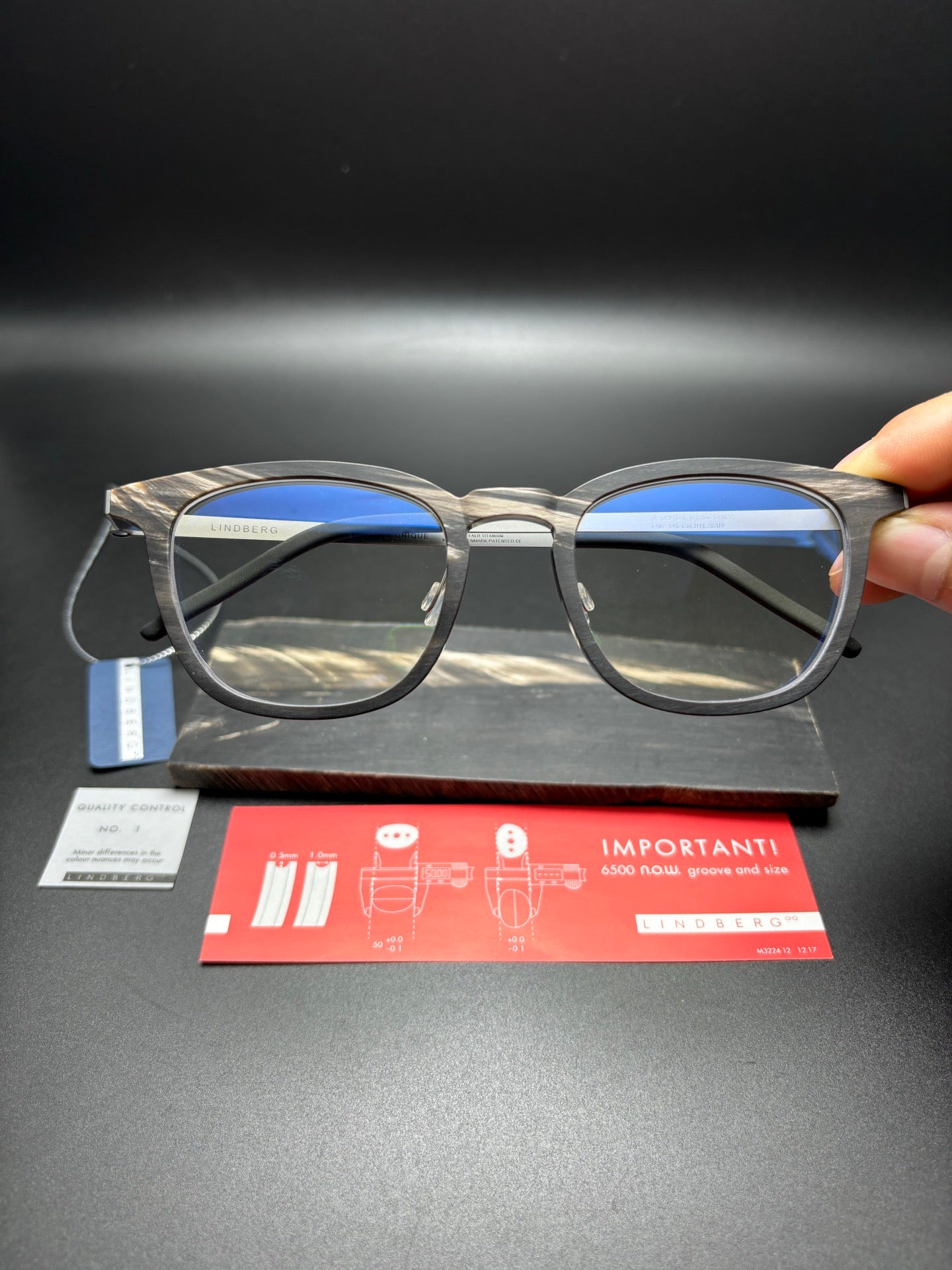 Inspired Lindberg Horn Unique – Buffalo Titanium Eyeglasses (1:1 Mirror Quality)