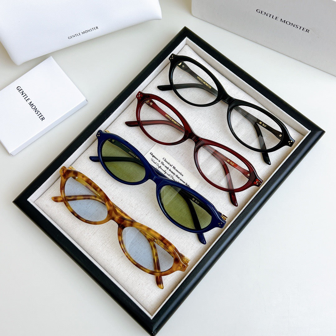 Inspired Gentle Monster Be Slo – Retro Oval Optical Eyeglasses (1:1 Mirror Quality)