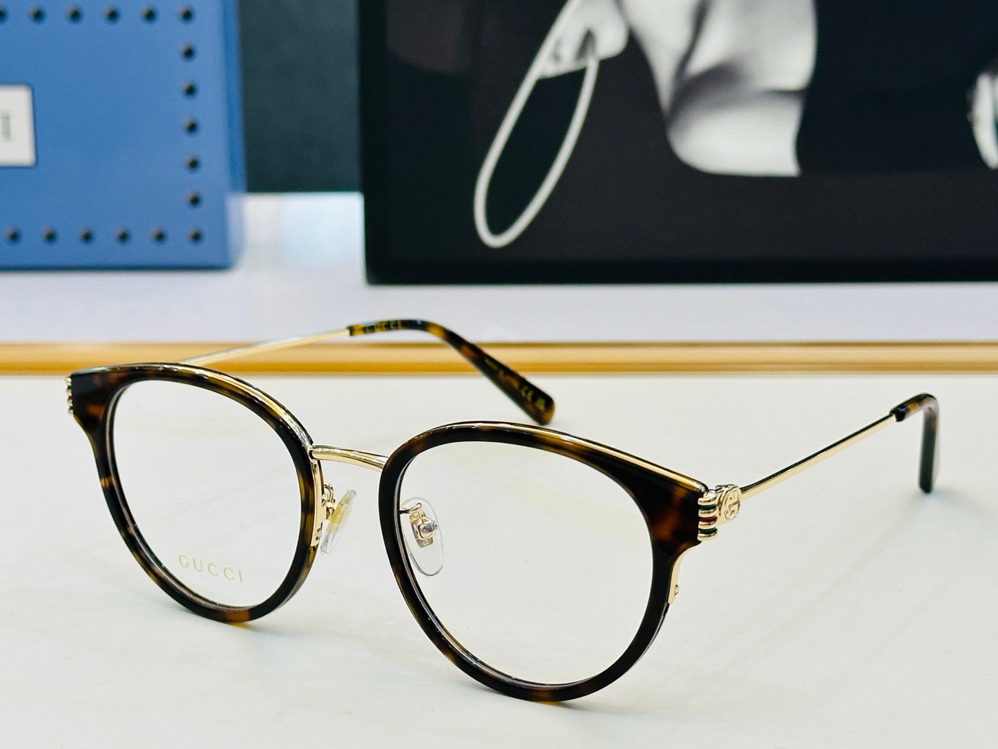 GG1885OA Inspired Cat-Eye Optical Glasses – Premium Acetate & Metal Frame