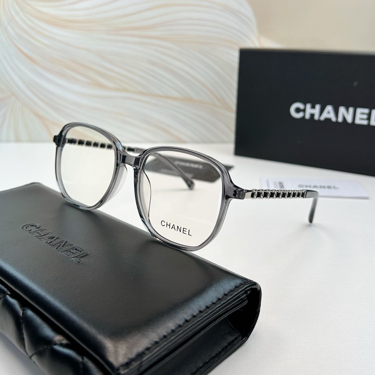 Inspired Chanel CH3418 – Oversized Square Eyeglasses (1:1 Mirror Quality)