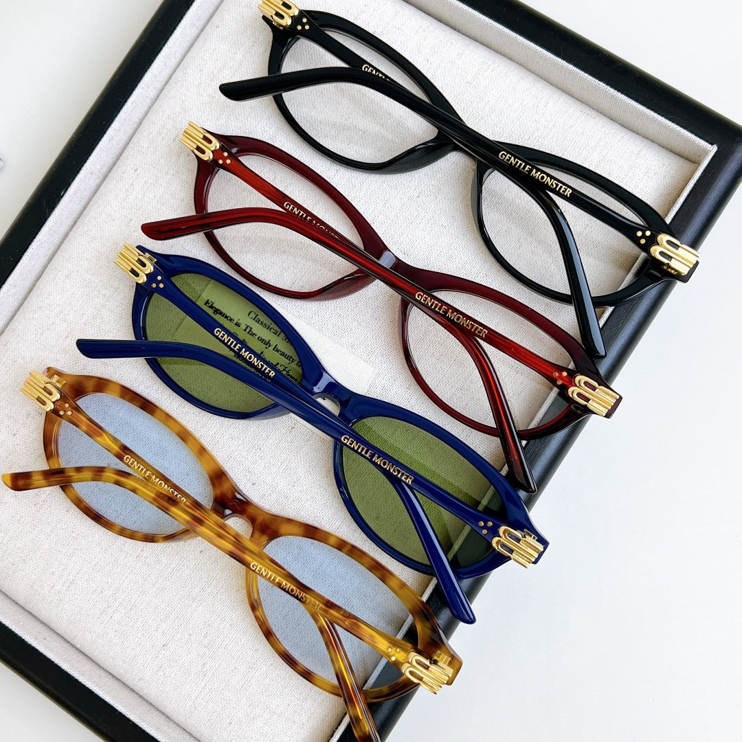 Inspired Gentle Monster Be Slo – Retro Oval Optical Eyeglasses (1:1 Mirror Quality)