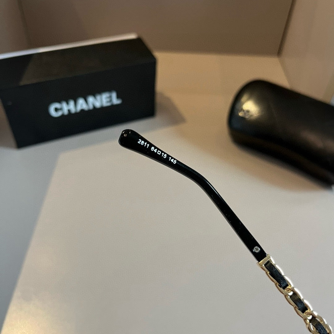 Inspired Chanel 2811 – Square Optical Eyeglasses with Chain Detail (1:1 Mirror Quality)