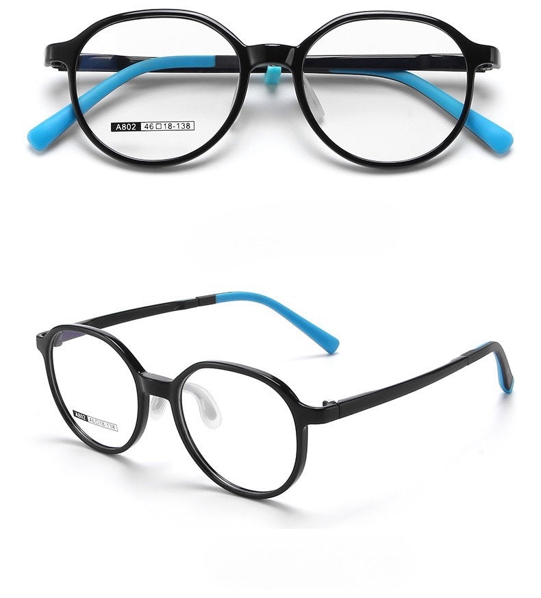 Kids Round Optical Glasses – Model A802 (Ages 7–12)