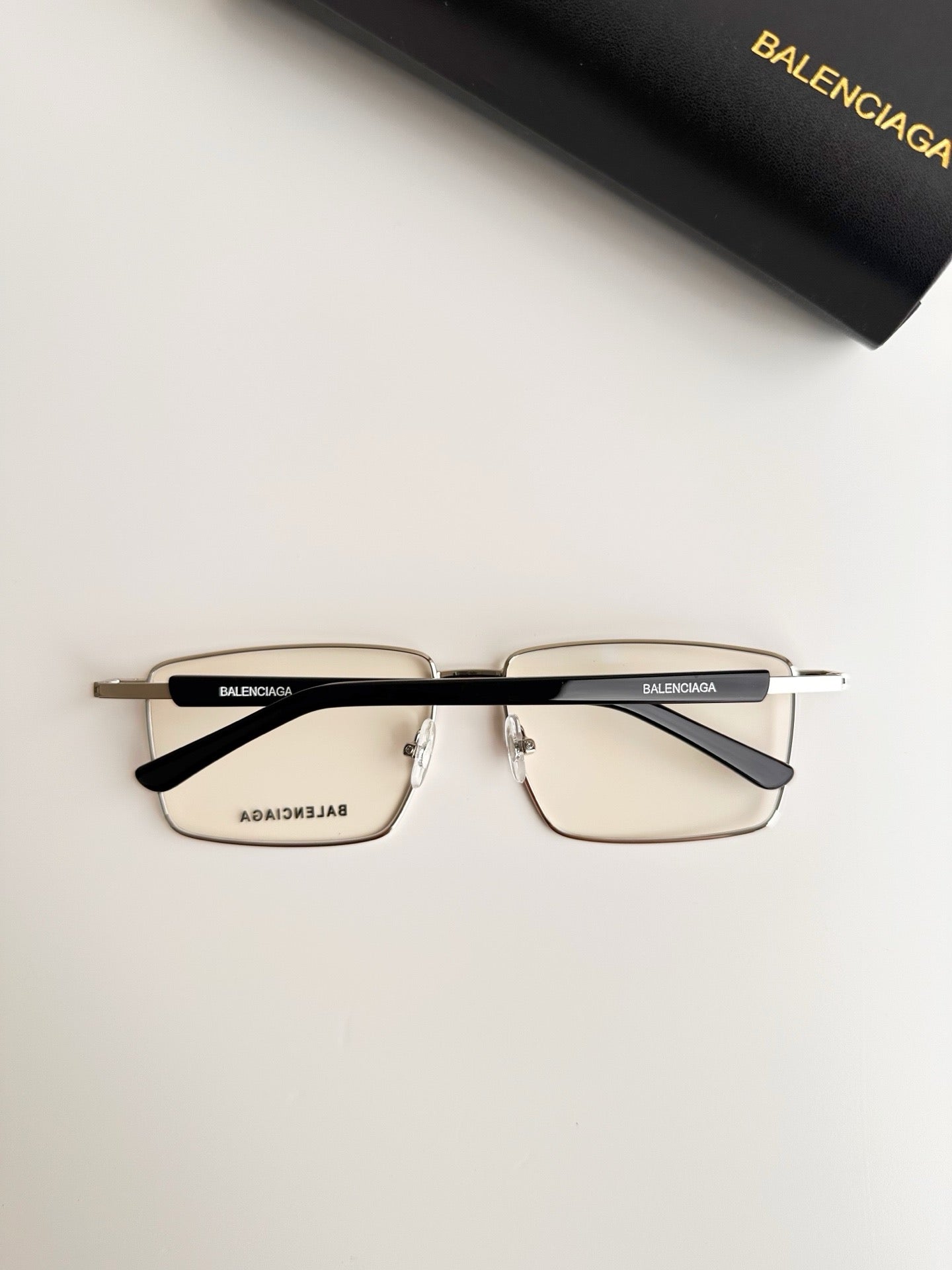 BB0247S 002 Glasses - Balenciaga inspired Gold Frame (1:1 Mirror Quality)
