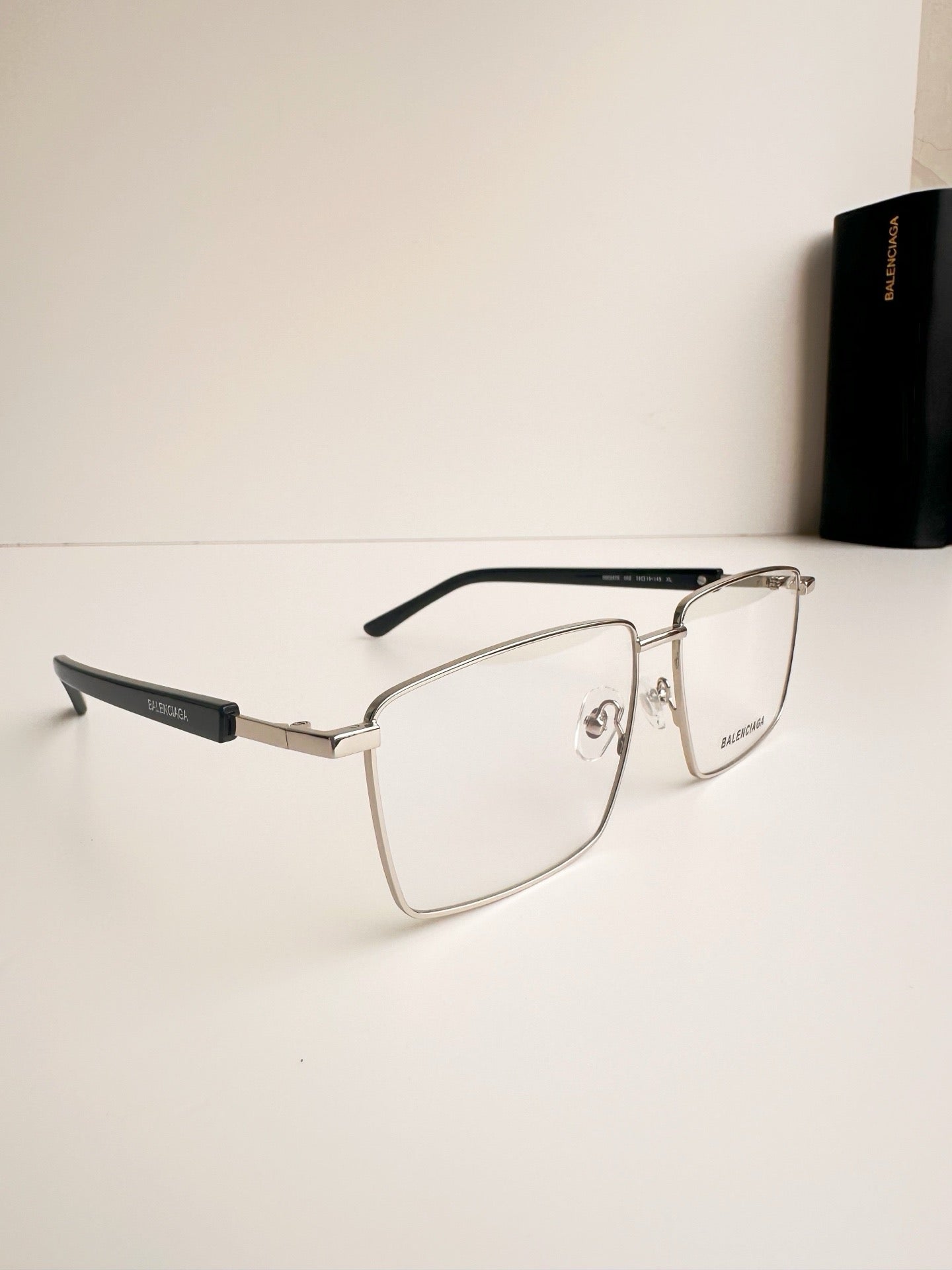 BB0247S 002 Glasses - Balenciaga inspired Gold Frame (1:1 Mirror Quality)